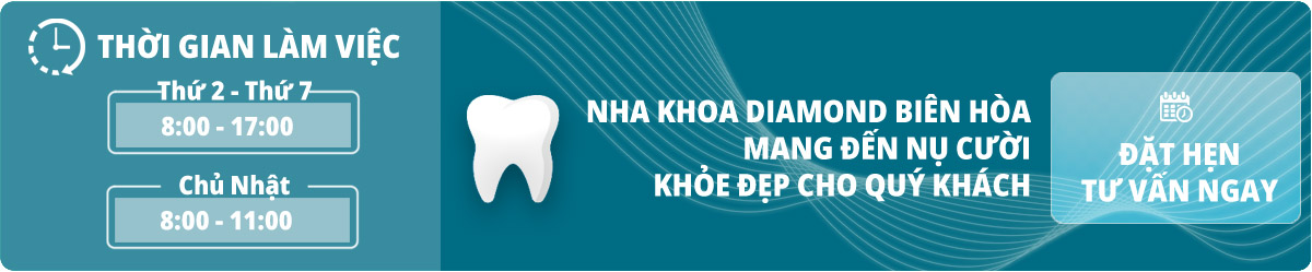 Liên hệ tư vấn nha khoa tại nha khoa Diamond Biên Hòa.